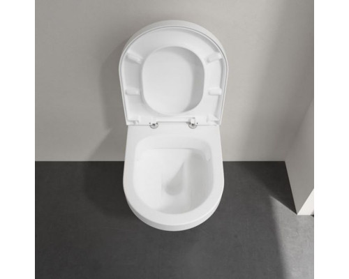 Комплект унитаз подвесной Villeroy & Boch Architectura с сиденьем SoftClose альпийский белый 4694HR01