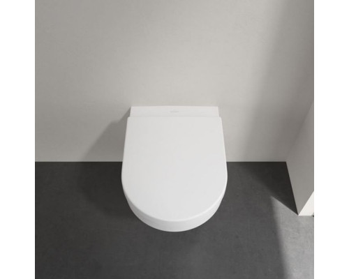 Комплект унитаз подвесной Villeroy & Boch Architectura с сиденьем SoftClose альпийский белый 4694HR01