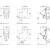 Писсуар Villeroy & Boch Architectura 355x385 мм скрытый подвод 55740001