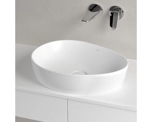 Раковина накладная Villeroy & Boch Antao 510x400x146 мм Альпийский белый 4A7351R1