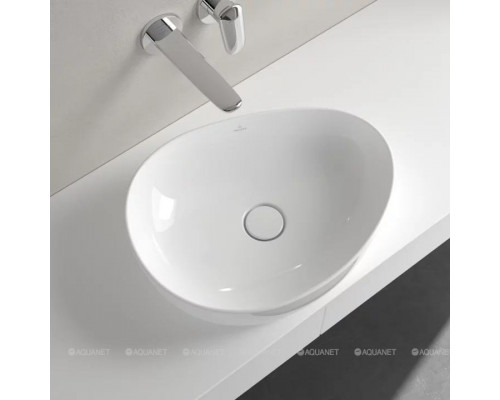Раковина накладная Villeroy & Boch Antao 510x400x146 мм Альпийский белый 4A7351R1
