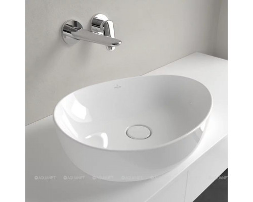 Раковина накладная Villeroy & Boch Antao 510x400x146 мм Альпийский белый 4A7351R1