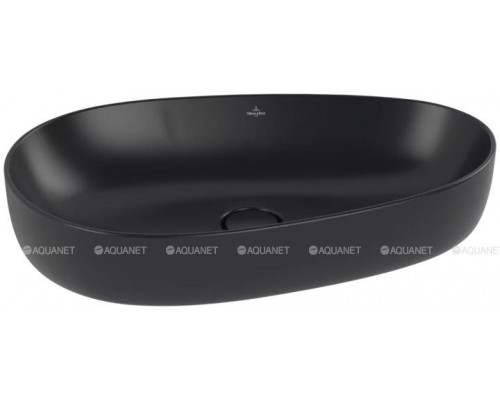 Раковина накладная Villeroy & Boch Antao 650x400x146 мм Pure Black 4A7465R7