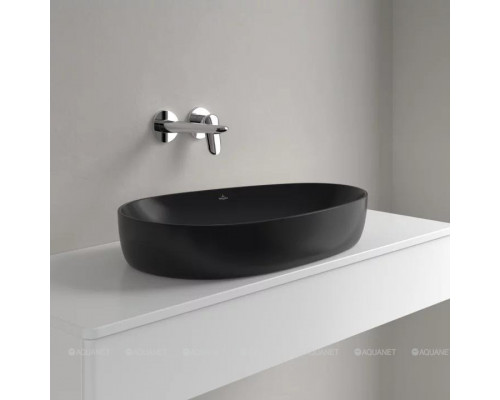 Раковина накладная Villeroy & Boch Antao 650x400x146 мм Pure Black 4A7465R7