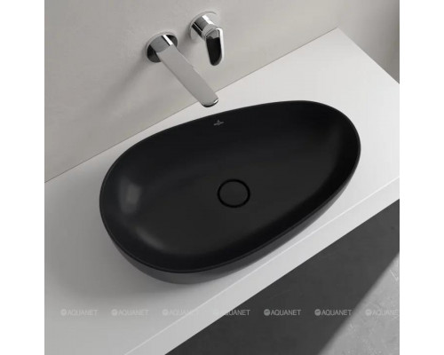 Раковина накладная Villeroy & Boch Antao 650x400x146 мм Pure Black 4A7465R7