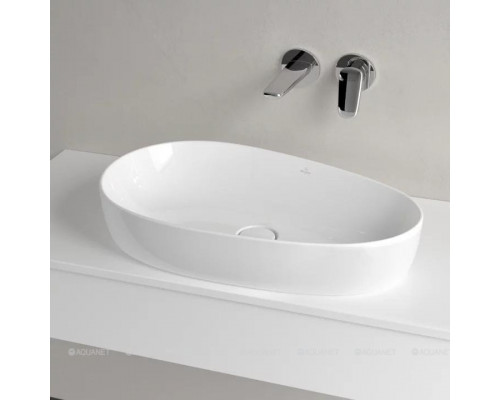 Раковина накладная Villeroy & Boch Antao 650x400x146 мм Альпийский белый 4A7465R1