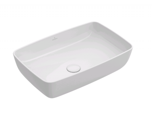 Раковина накладная Villeroy & Boch Artis 580х380х125 мм альпийский белый 41725801
