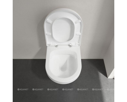 Унитаз подвесной Villeroy & Boch Architectura 370x530 мм с сиденьем 4694HR01