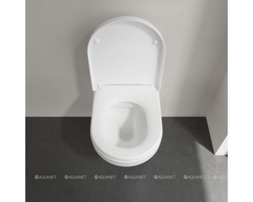 Унитаз подвесной Villeroy & Boch Architectura 370x530 мм с сиденьем 4694HR01