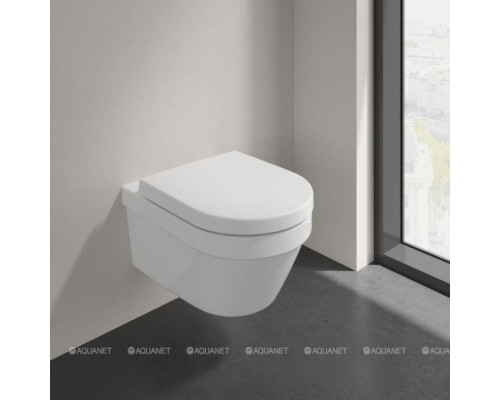 Унитаз подвесной Villeroy & Boch Architectura 370x530 мм с сиденьем 4694HR01
