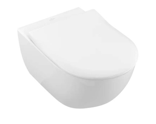 Унитаз подвесной Villeroy & Boch Subway 2.0 DirectFlush с сиденьем SlimSeat SoftClose CeramicPlus 5614R2R1