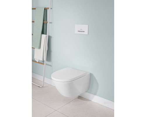 Унитаз подвесной Villeroy & Boch Subway 3.0 560x370 мм без сиденья 4670T001