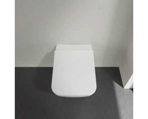 Унитаз подвесной Villeroy & Boch Venticello безободковый с сиденьем SlimSeat Line микролифт 4611RL01