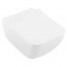 Унитаз подвесной Villeroy & Boch Venticello безободковый с сиденьем SlimSeat Line микролифт 4611RL01