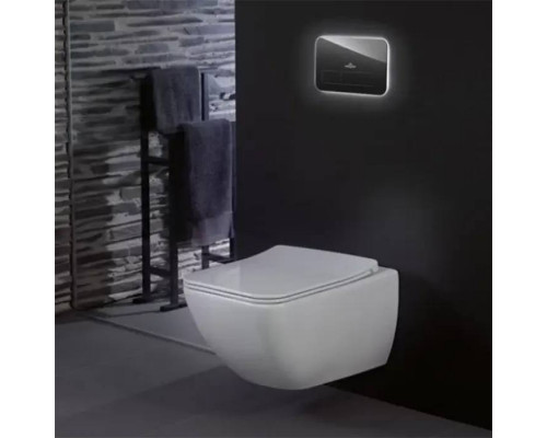 Унитаз подвесной Villeroy & Boch Venticello безободковый с сиденьем SlimSeat Line микролифт 4611RL01