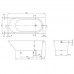 Ванна встраиваемая Villeroy & Boch Oberon 2.0 180x80 см Quaryl альпийский белый UBQ181OBR2DV-01