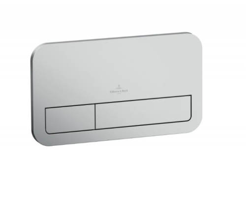 Панель смыва для унитаза Villeroy & Boch ViConnect E200 хром матовый 92249069
