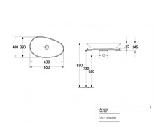 Раковина на столешницу Villeroy & Boch Antao 4A7465R8