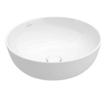 Раковина накладная Villeroy & Boch Artis 43х43 см TitanCeram альпийский белый 41794301