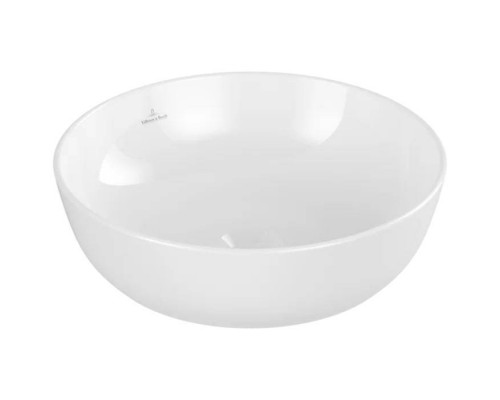Раковина накладная Villeroy & Boch Artis 43х43 см TitanCeram альпийский белый 41794301