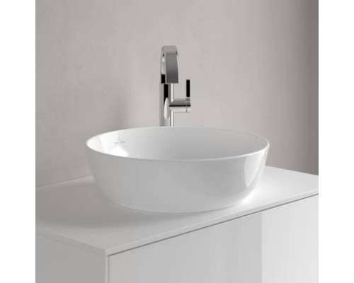 Раковина накладная Villeroy & Boch Artis 43х43 см TitanCeram альпийский белый 41794301