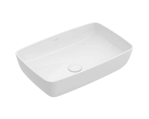 Раковина накладная Villeroy & Boch Artis 58х38 см TitanCeram альпийский белый 41725801