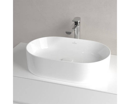 Раковина накладная Villeroy & Boch Collaro 560х360 мм с переливом 4A195601
