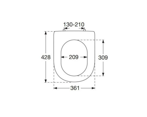 Сиденье для унитаза с крышкой Villeroy & Boch Hommage SoftClose белый 8809S1R1