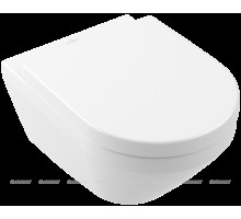 Унитаз подвесной Villeroy & Boch Architectura 370x530 мм TwistFlush с сиденьем 4694CL01