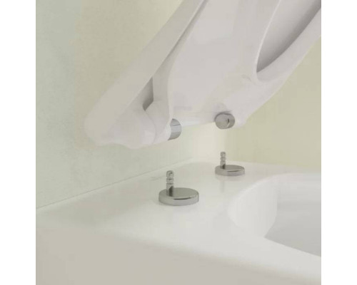 Унитаз подвесной Villeroy & Boch Avento безободковый с сиденьем SlimSeat микролифт 5656RS01