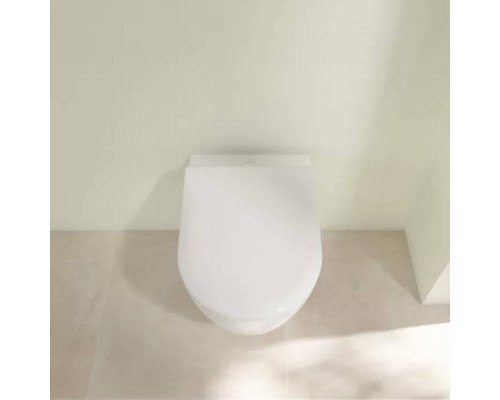Унитаз подвесной Villeroy & Boch Avento безободковый с сиденьем SlimSeat микролифт 5656RS01