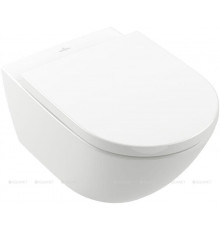 Унитаз подвесной Villeroy & Boch Subway 3.0 375x560 мм с сиденьем 4670TS01