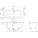 Ванна акриловая Villeroy & Boch O.Novo 180x80 см UBA180CAS2V-01