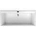 Ванна квариловая Villeroy & Boch Squaro Edge 12 180x80 см комплект с ножками и сливом-переливом UBQ180SQE2DV-01