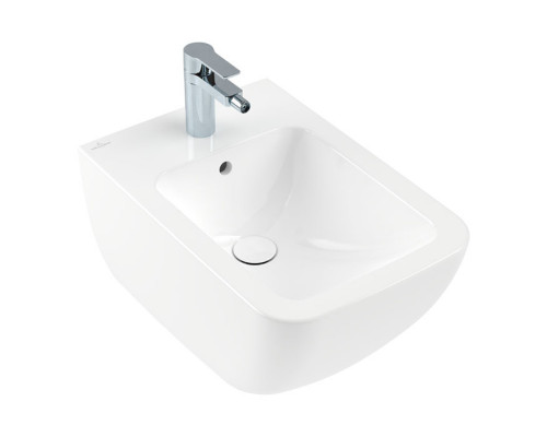 Биде подвесное Villeroy & Boch Subway 2.0 37.5х56х28.5 см CeramicPlus альпийский белый 441100R1
