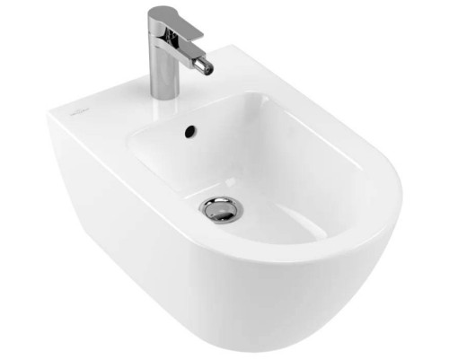 Биде подвесное Villeroy & Boch Subway 2.0 37.5x56.5x28 см альпийский белый 54000001