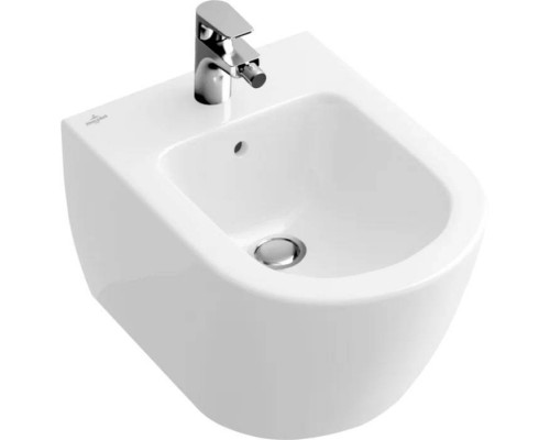 Биде подвесное Villeroy & Boch Subway 2.0 37.5x56.5x28 см альпийский белый 54000001