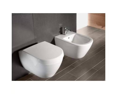 Биде подвесное Villeroy & Boch Subway 2.0 37.5x56.5x28 см альпийский белый 54000001
