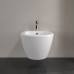 Биде подвесное Villeroy & Boch Subway 2.0 37х56.5х28 см CeramicPlus альпийский белый 540000R1