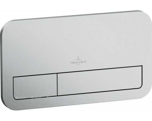Клавиша смыва Villeroy & Boch ViConnect хром матовый 92249069
