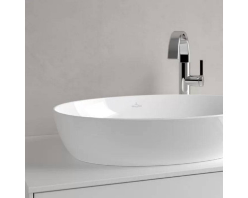 Раковина накладная Villeroy & Boch Artis 61х41 см TitanCeram альпийский белый 41986101