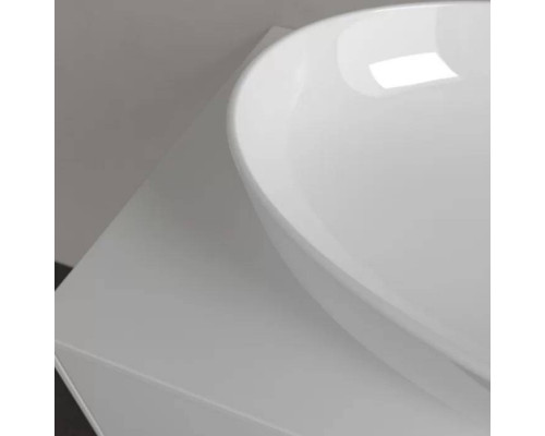 Раковина накладная Villeroy & Boch Artis 61х41 см TitanCeram альпийский белый 41986101