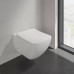 Унитаз подвесной Villeroy & Boch Venticello безободковый с сиденьем SlimSeat микролифт CeramicPlus 4611RSR1