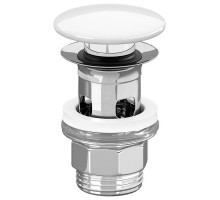 Донный клапан для раковины Villeroy & Boch ViConnect нажимной с керамической крышкой 8L033401