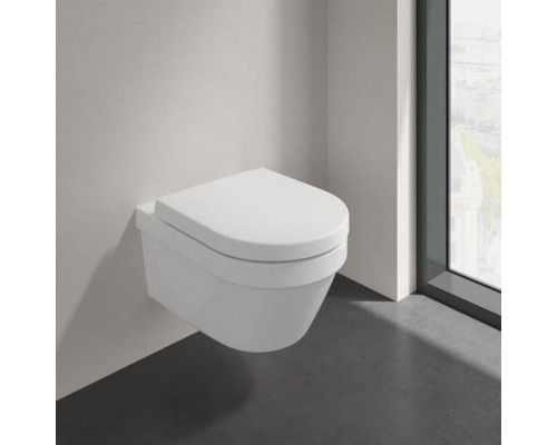 Комплект унитаз подвесной Villeroy & Boch Architectura DirectFlush CeramicPlus с сиденьем микролифт 4694HRR1