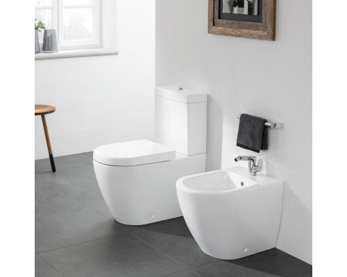 Сиденье для унитаза Villeroy & Boch Subway 2.0 с микролифтом белый 9M68S101
