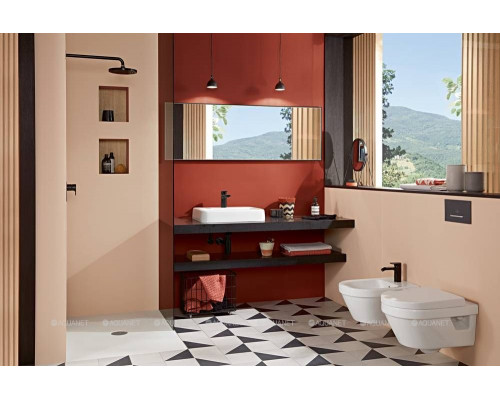 Унитаз подвесной Villeroy & Boch Architectura 370x530 мм с сиденьем 5684HR01