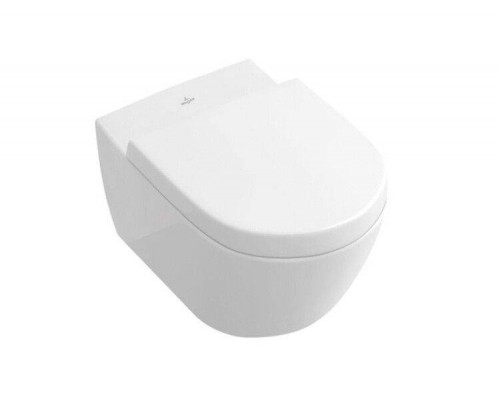 Унитаз подвесной Villeroy & Boch Subway 2.0 370x560 мм DirectFlush CeramicPlus альпийский белый 5614R0R1
