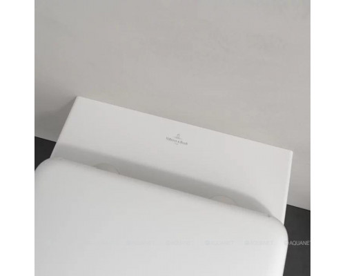 Унитаз подвесной Villeroy & Boch Antao 370x560 мм CeramicPlus Альпийский белый 4674T0R1