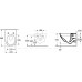 Унитаз подвесной Villeroy & Boch Antao 370x560 мм CeramicPlus Альпийский белый 4674T0R1